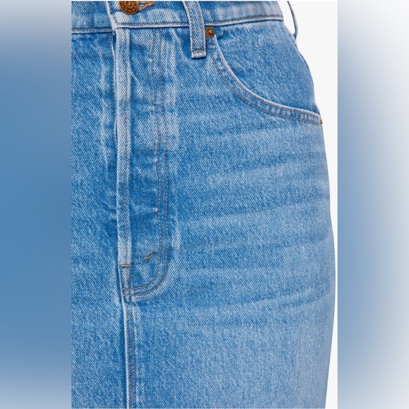 MOTHER The Candy Stick Denim Maxi Skirt - Picture 4 of 5